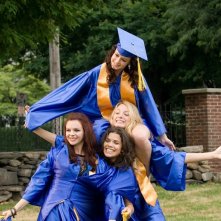 Alexis Bledel, Blake Lively, America Ferrera e Amber Tamblyn in una sequenza del film The Sisterhood of the Traveling Pants 2