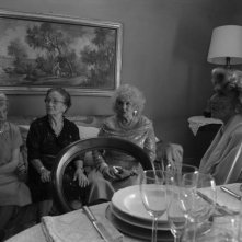 Una foto scattata sul set del film Pranzo di Ferragosto