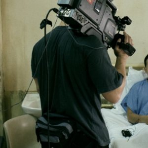 Una scena dal set del film Sell Out!
