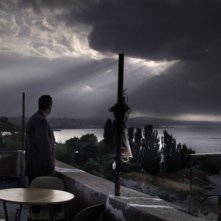 Una scena del film Le tre scimmie