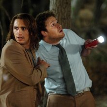 James Franco e Seth Rogen in una sequenza della commedia Pineapple Express