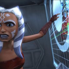 Ahsoka in una sequenza del film The Clone Wars