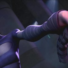 Asajj Ventress in una scena del film The Clone Wars