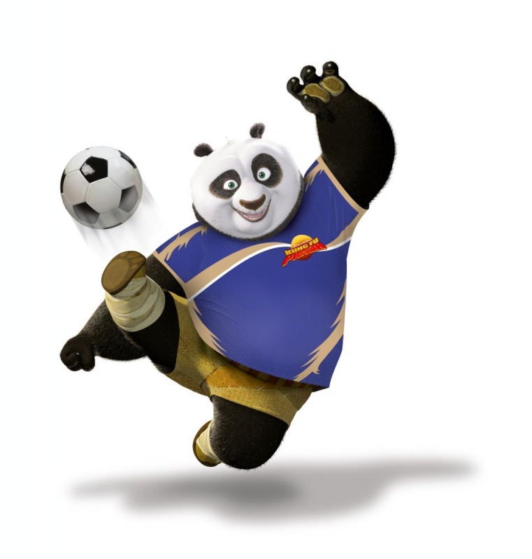 Il Panda Po Del Film Kung Fu Panda Gioca Agli Europei Di Calcio Per L Italia 85032