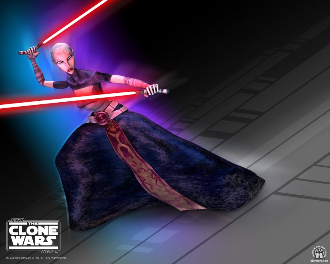 Un Wallpaper Del Film The Clone Wars Con Asajj Ventress 85150