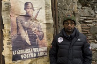 Il regista Spike Lee sul set di Miracolo a S. Anna