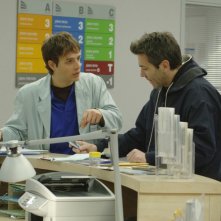 Rodolfo Corsato e Michele Cesari in una scena di Terapia d'urgenza