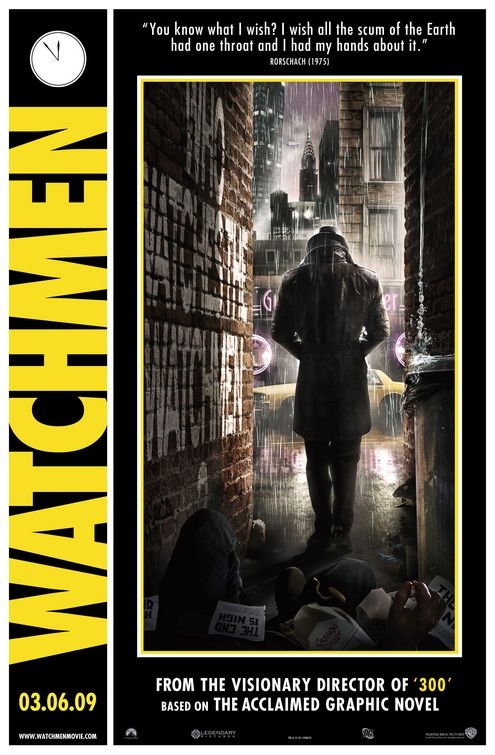 Comicon Poster Per Watchmen Rorschach 85283