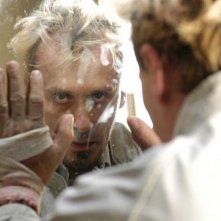 Robert Knepper nel ruolo del viscido e inquietante T-Bag nella serie Prison Break, episodio: La sfida continua