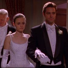 Alexis Bledel E David Sutcliff Che Interpreta Suo Padre Nella Serie Tv Una Mamma Per Amica Episodio Il Ballo Delle Debuttanti 85647