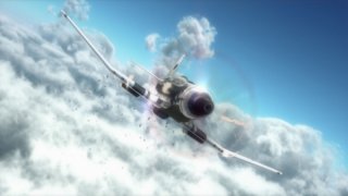 Una scena di The Sky Crawlers