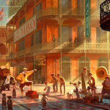 Un'immagine del film The Princess and the Frog