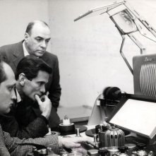 Pier Paolo Pasolini lavora a La rabbia