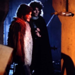 Tito Schipa Jr. e Renato Zero in una scena del film Orfeo 9