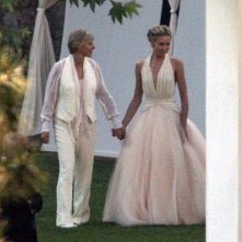 Una delle prime immagini del matrimonio di Ellen DeGeneres e Portia De Rossi