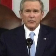 George W. Bush in un'immagine del documentario I.O.U.S.A.