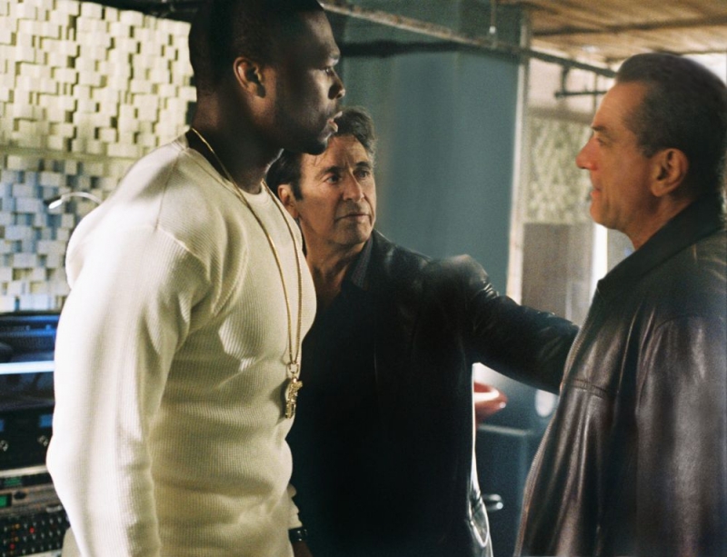 50 Cent Al Pacino E Robert De Niro In Una Scena Del Film Sfida Senza Regole Righteous Kil 86280