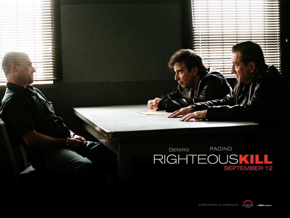 Un Wallpaper Del Film Sfida Senza Regole Righteous Kill Con Al Pacino E Robert De Niro 86326