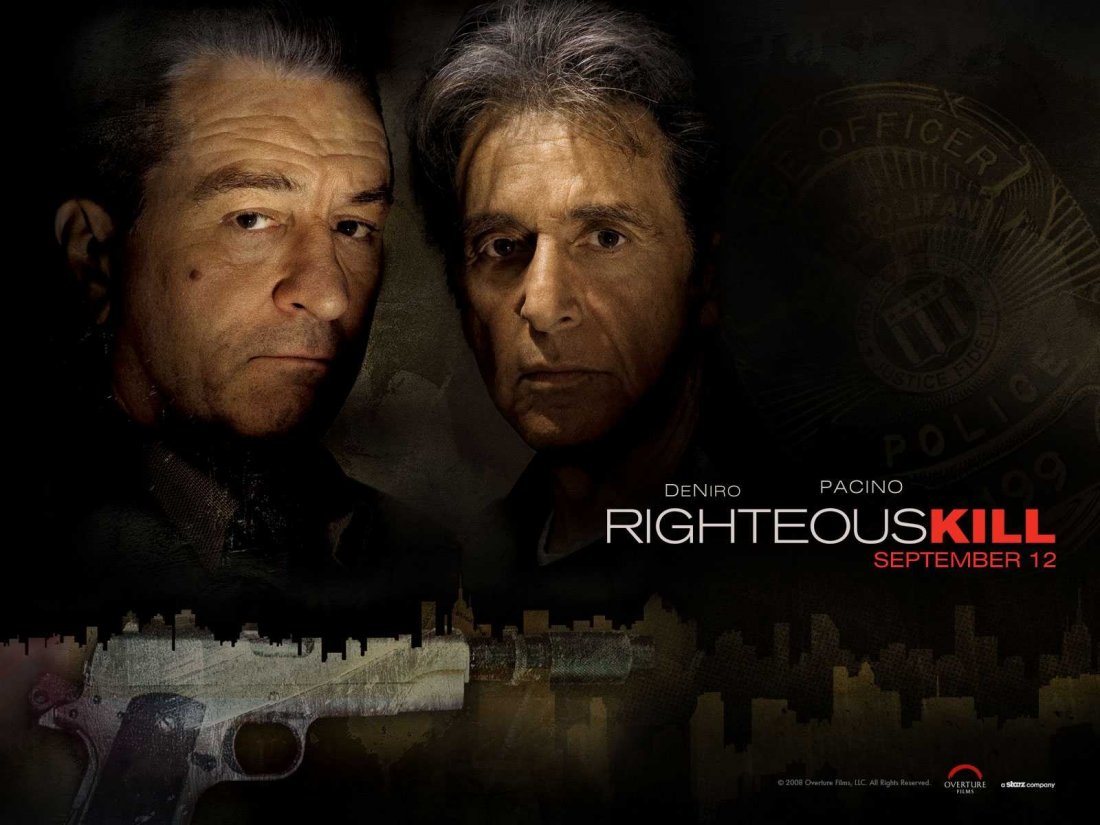 Wallpaper Del Film Sfida Senza Regole Righteous Kill Con Robert De Niro E Al Pacino 86322