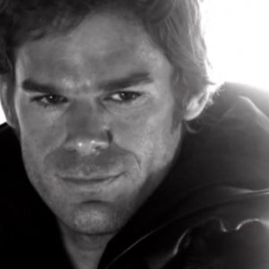 Michael C. Hall nel ruolo di Dexter Morgan nell'episodio 'The Dark Defender' della serie tv Dexter