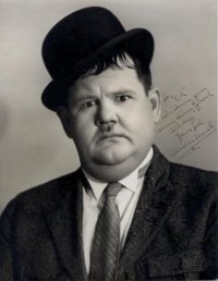 Un'immagine di Oliver Hardy