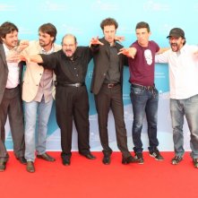 Josè Moijca Marins con il cast del film Encarnação do demonio alla 65edizione della Mostra del Cinema di Venezia