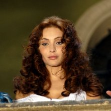 Isabella Orsini in una sequenza della miniserie Il sangue e la rosa