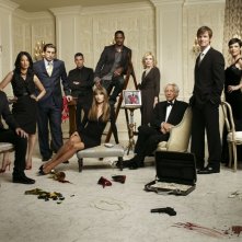 Seth Gabel, Lucy Liu, William Baldwin,Glenn Fitzgerald, Blair Underwood,Natalie Zea,Jill Clayburgh,Donald Sutherland, Peter Krause e Zoe McLellan per Dirty Sexy Money