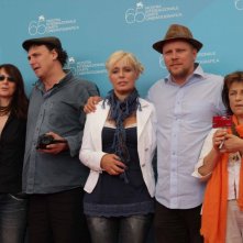 Venezia 2008 - la giuria della sezione Orizzonti: l'artista belga Chantal Akerman, Nicole Brenez, l'attrice Barbara Cupisti