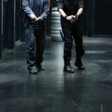David Hewlett insieme a Joe Flanigan nell'episodio 'The Prodigal' della serie televisiva Stargate Atlantis