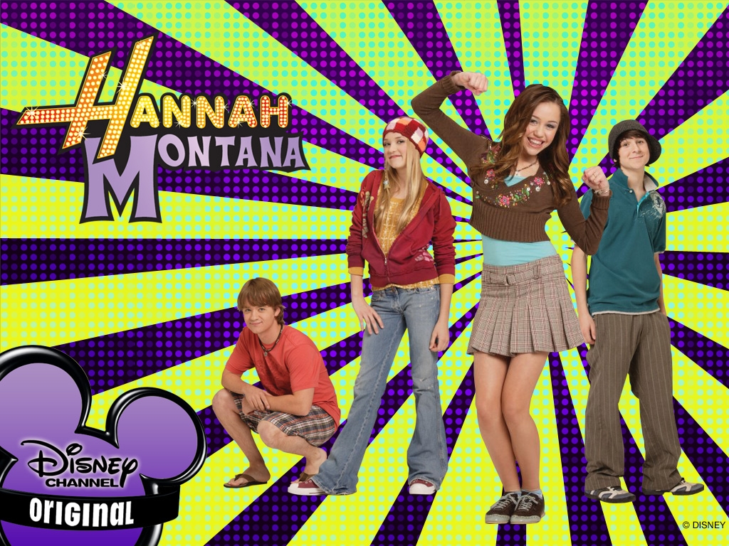 Hannah Montana Ed I Suoi Amici In Un Wallpaper Della Serie 87736