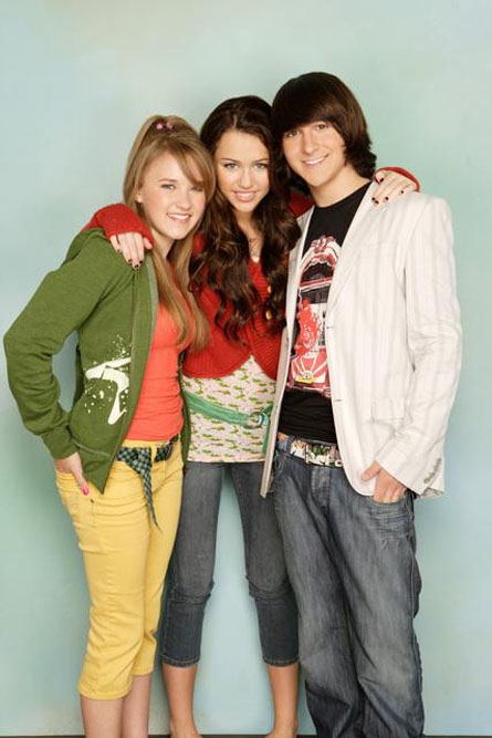 Miley Cyrus Emily Osment E Mitchel Musso In Una Foto Promozionale Di Hannah Montana 87742