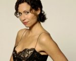 Fiocco azzurro per Minnie Driver