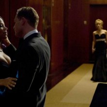 Sanaa Lathan e Cole Hauser in una scena del film The Family That Preys