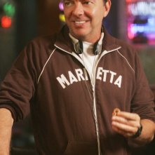 Il regista Alan Ball sul set della prima stagione di True Blood