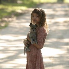 Dakota Fanning in una scena del film Hounddog