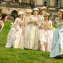 Keira Knightley in una sequenza del film La duchessa