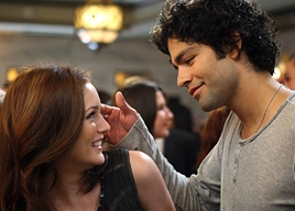 Leighton Meester e Adrian Grenier in una scena dell'episodio 'Unlike a Virgin' della quinta stagione di Entourage