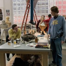 Ricky Gervais e il regista David Koepp sul set del film Ghost Town