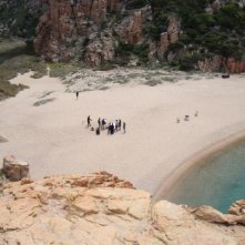 Un'immagine del set di Beket, diretto da Davide Manuli