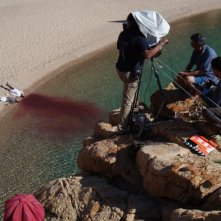 Una suggestiva immagine del set di Beket, un film di Davide Manuli