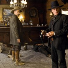 Viggo Mortensen e Ed Harris in una scena del western Appaloosa