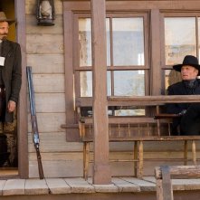 Viggo Mortensen e Ed Harris in una sequenza del film Appaloosa