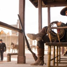 Viggo Mortensen E Sullo Sfondo Ed Harris In Una Scena Del Film Appaloosa 88826