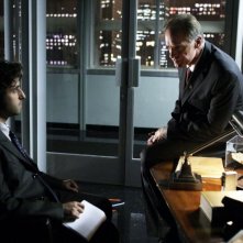 David Krumholtz e Keith Carradine  in una scena dell'episodio 'Blowback' della serie Numb3rs