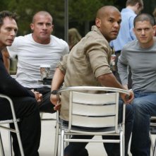 Wentworth Miller Dominic Purcell Amaury Nolasco E William Fichtner In Una Scena Dell Episodio Eagles And Angels Di Prison Break 88980