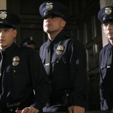 Wentworth Miller, Dominic Purcell e William Fichtner in una scena dell'episodio Eagles and Angels di Prison Break