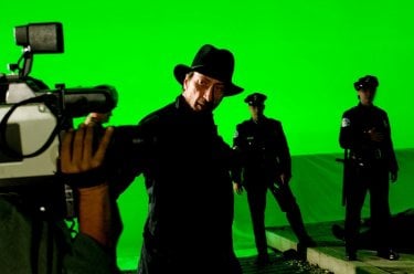 Il regista Frank Miller sul set del film The Spirit