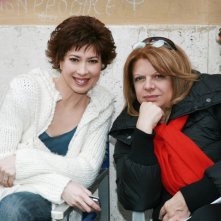 Veronica Pivetti e Rossella Izzo sul set di Provaci ancora Prof! 3