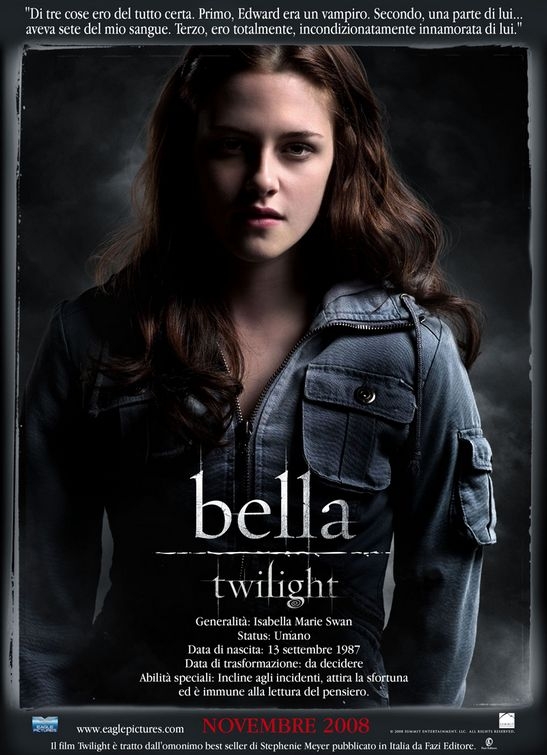 Character Poster Italiano Per Twilight Bella 89315